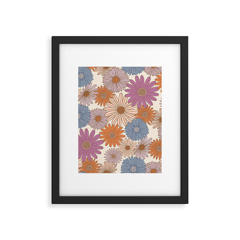 Boho Harvest Blooms - Cream Framed Art Print Gallery Image 6