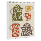 Buongiorno Retro Floral Coffee Canvas Print Gallery Image 3