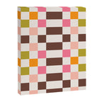 Checkerboard - Warm Colors Canvas Print Gallery Image 8