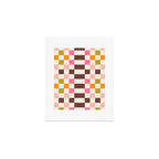 Checkerboard - Warm Colors Art Print Gallery Image 1