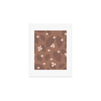 Coffee Leaves and Berries - Mocha Mousse Art Print Gallery Image 1