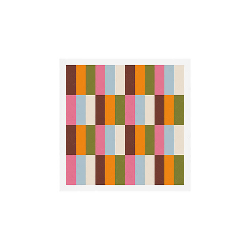 Color Block Stripes Art Print Gallery Image 1