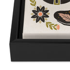 Cowboy boots and flowers Framed Canvas Print Gallery Image 3