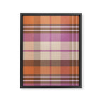 Cozy Twill Plaid - Fall Colors Framed Canvas Print Gallery Image 8