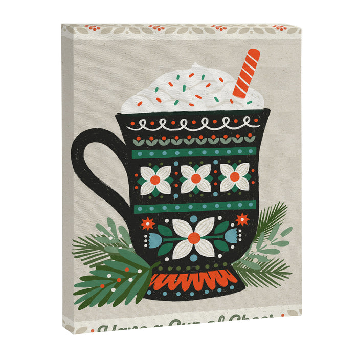 Cup of Cheer Canvas Print Gallery Image 1
