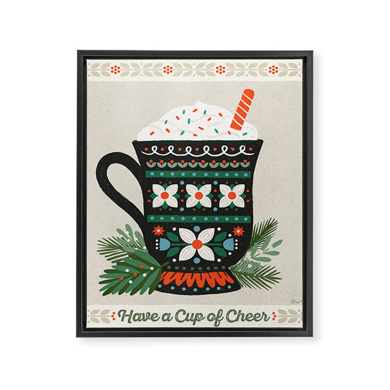 Cup of Cheer Framed Canvas Print Gallery Image 8