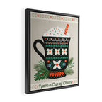 Cup of Cheer Framed Canvas Print Gallery Image 2