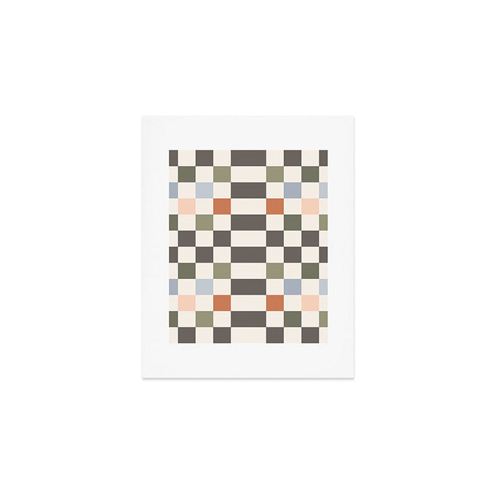 Fall Checkerboard Art Print Gallery Image 1