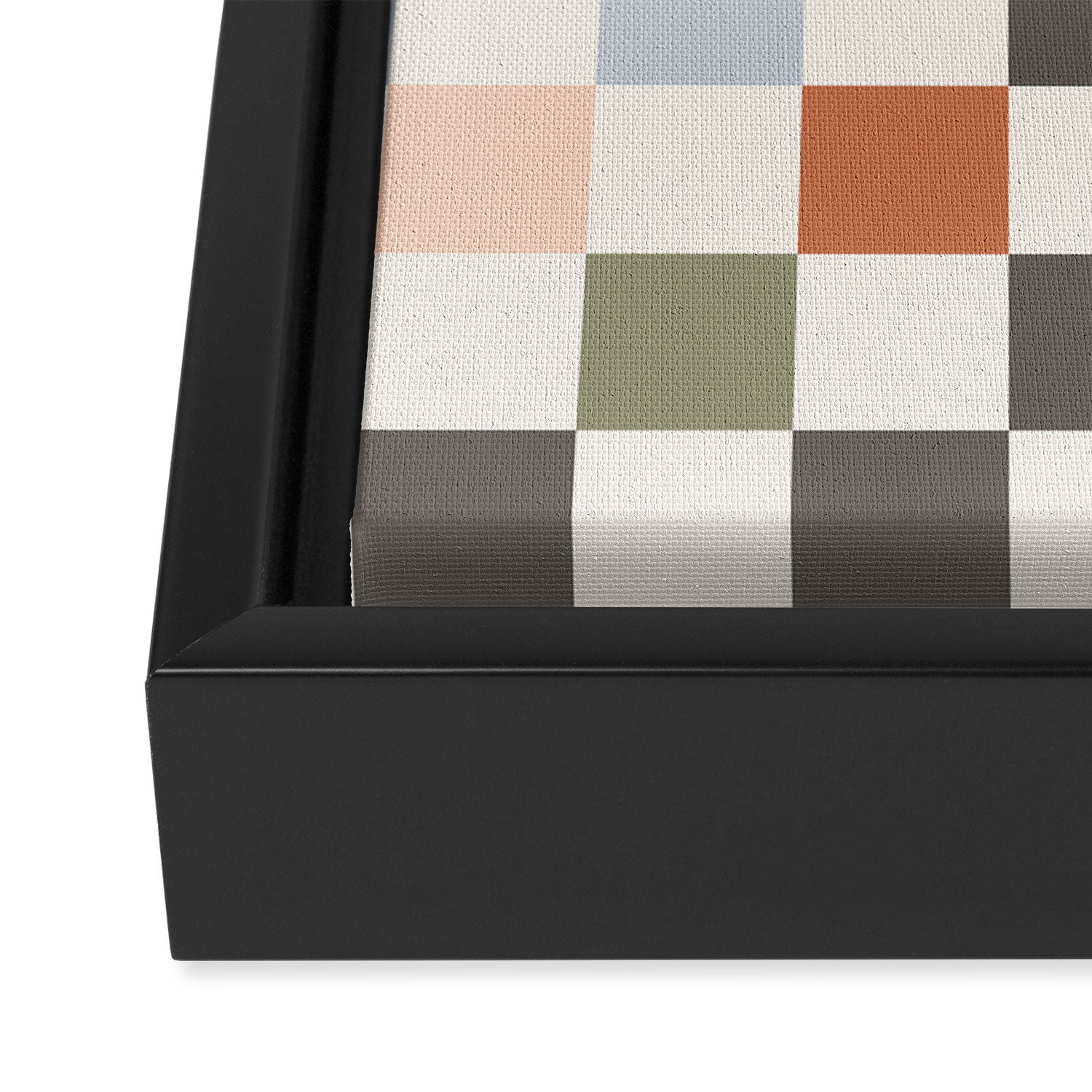 Fall Checkerboard Framed Canvas Print Gallery Image 3