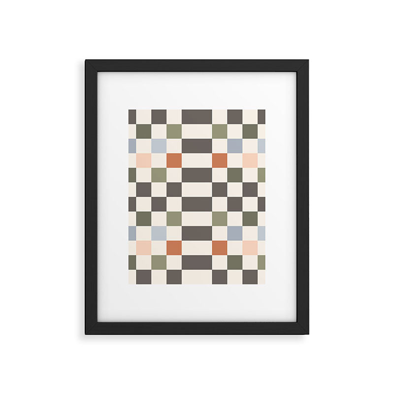 Fall Checkerboard Framed Art Print Gallery Image 6