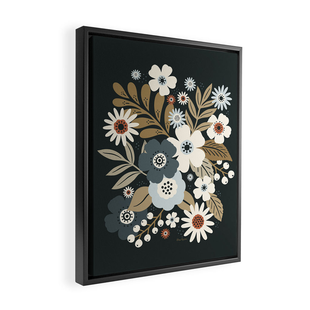 Fall Floral Botanicals Framed Canvas Print Gallery Image 2