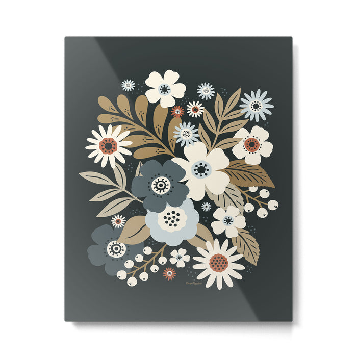 Fall Floral Botanicals Metal Print Gallery Image 1