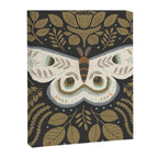 Folk Art Moth - Black Canvas Print Gallery Image 8