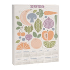 Fruits and Veggies 2025 Calendar Pastel Canvas Print Gallery Image 6