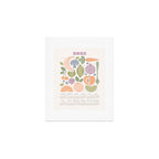 Fruits and Veggies 2025 Calendar Pastel Art Print Gallery Image 1