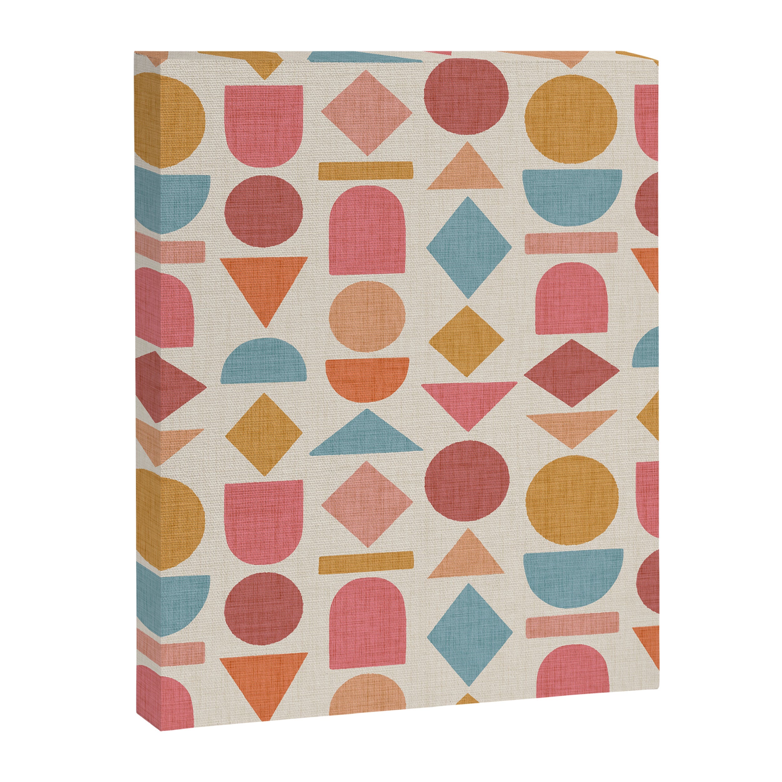 Geo Mod Shapes - Light Canvas Print Gallery Image 8