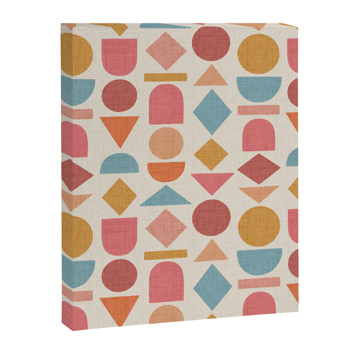 Geo Mod Shapes - Light Canvas Print Gallery Image 1