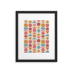 Geo Mod Shapes - Light Framed Art Print Gallery Image 6