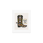 Giddy Up - Cowgirl Boot Art Print Gallery Image 1