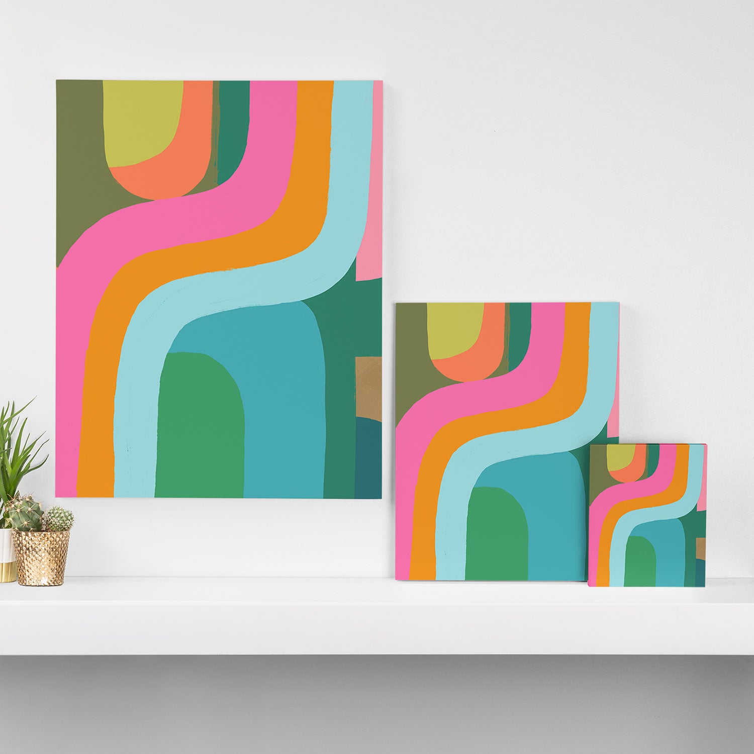 Go with the Flow Canvas Print Gallery Image 3