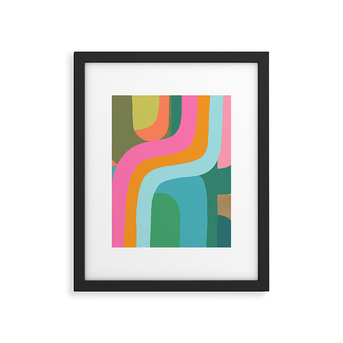 Go with the Flow Framed Art Print Gallery Image 1