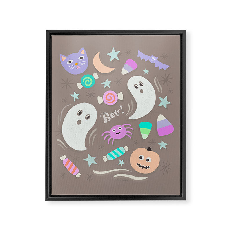 Halloween in Pastels Framed Canvas Print Gallery Image 8