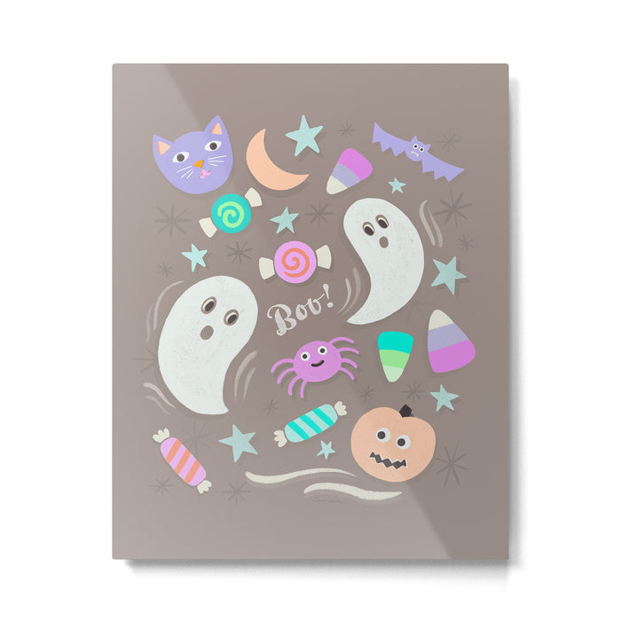 Halloween in Pastels Metal Print Gallery Image 1