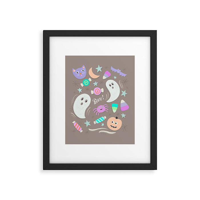Halloween in Pastels Framed Art Print Gallery Image 1