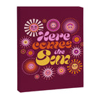 Here Comes the Sun - Pink and Magenta Canvas Print Gallery Image 8