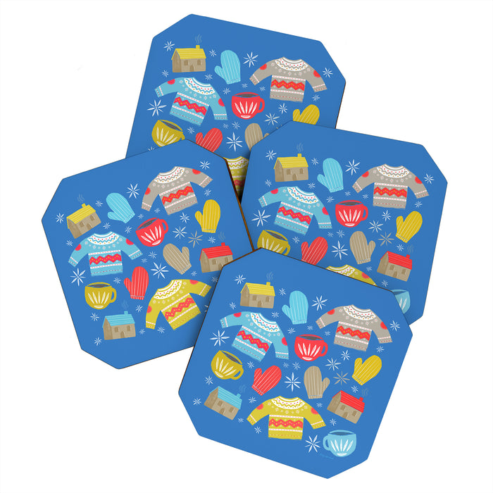 Hygge Home | Blue Coaster Gallery Image 1