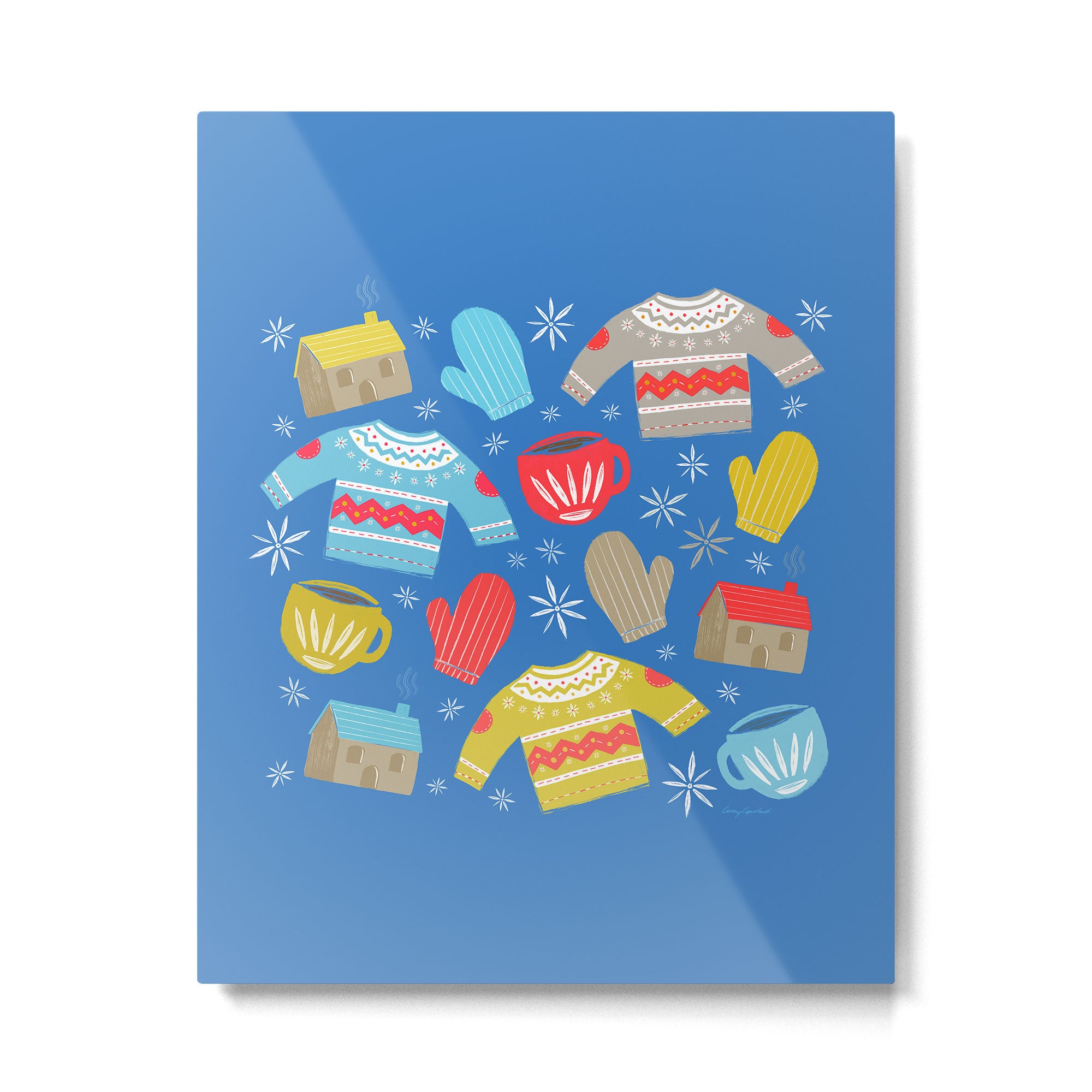 Hygge Home | Blue Metal Print Gallery Image 6