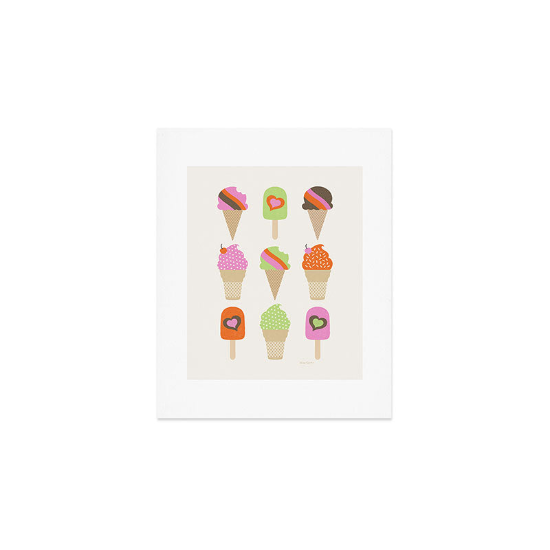 i love ice cream Art Print Gallery Image 1