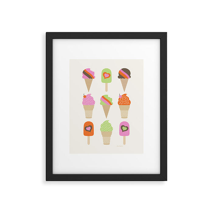 i love ice cream Framed Art Print Gallery Image 1