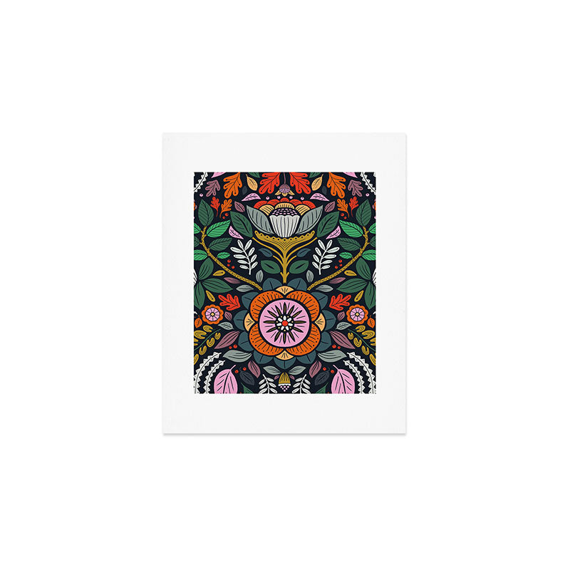 In Bloom | Navy Art Print Gallery Image 1