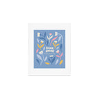 Keep Going, Keep Growing - Blue Art Print Gallery Image 1