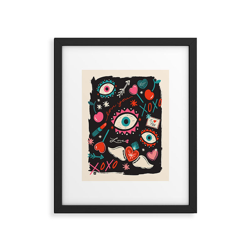 Love Pop Icons Framed Art Print Gallery Image 6