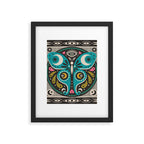 Luna Moth - Black Framed Art Print Gallery Image 6