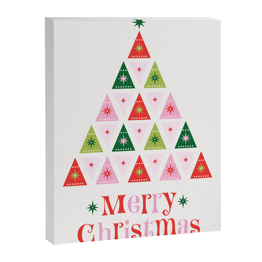Merry Christmas Tree Canvas Print Gallery Image 8