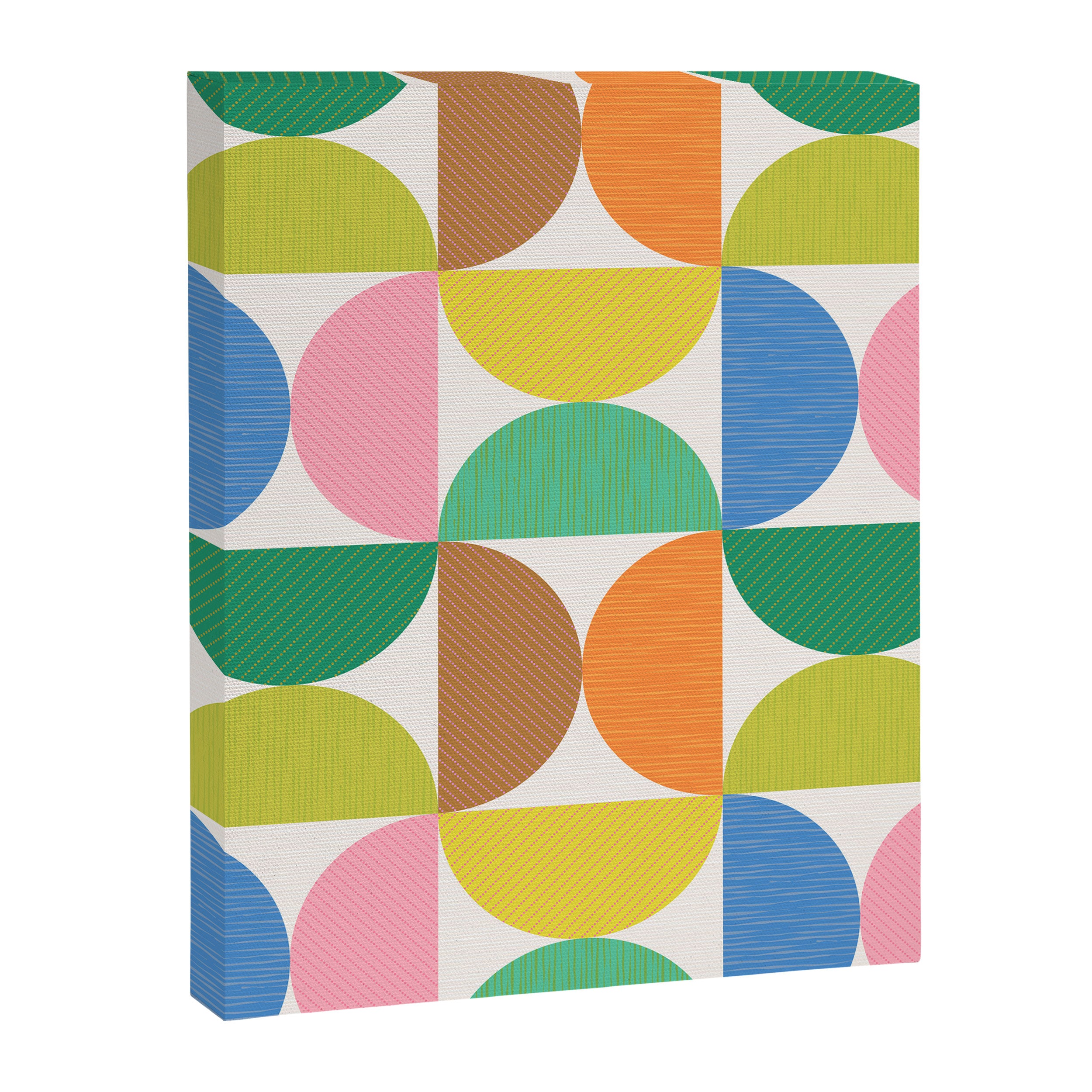 Mid Century Modern Shapes - Multi Color Canvas Print Gallery Image 6