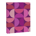 Mid Century Modern Shapes - Pink Magenta Canvas Print Gallery Image 6