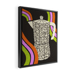 Moka Pot Rainbow - Black Framed Canvas Print Gallery Image 2