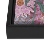 Monarch Butterfly and Wildflowers Framed Canvas Print Gallery Image 3