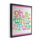 Oh What Fun Framed Canvas Print Gallery Image 2