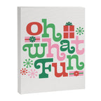 Oh What Fun - Red and Green Canvas Print Gallery Image 6