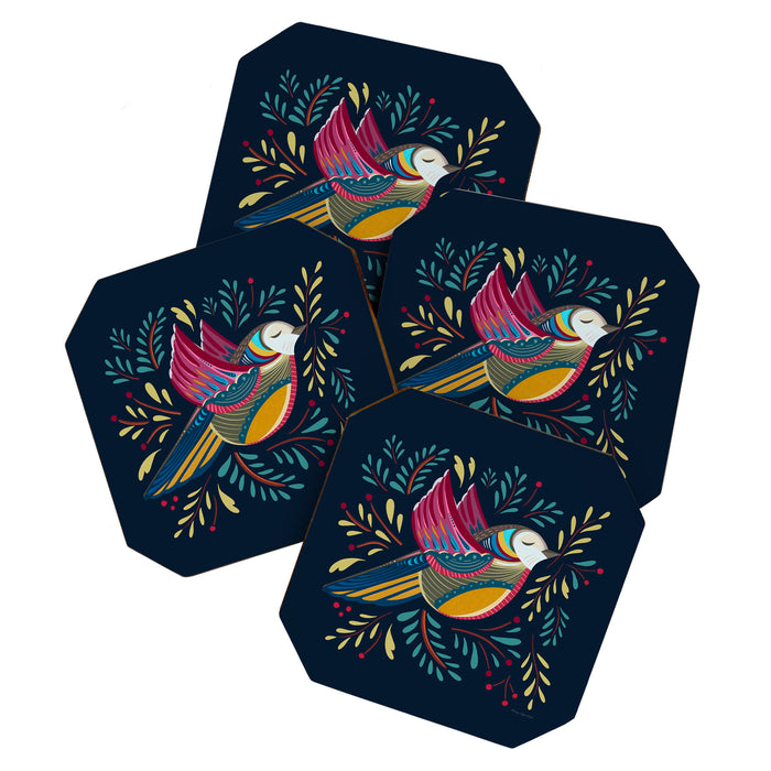 Peace Bird | Navy Coaster Gallery Image 1
