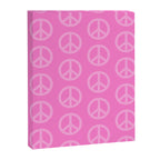 Peace Symbols - Pink Canvas Print Gallery Image 8