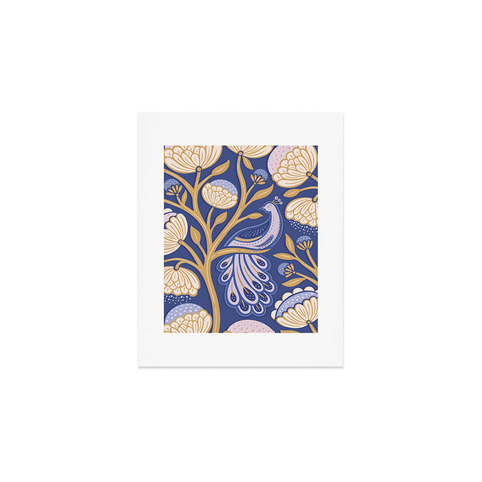 Peacock Dreams - Amethyst Art Print Gallery Image 1