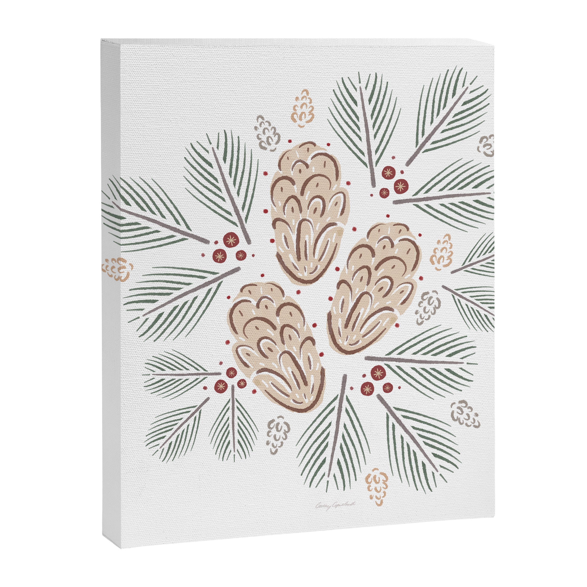 Pinecones and Pine needles Canvas Print Gallery Image 8