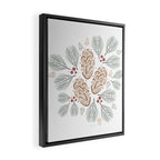 Pinecones and Pine needles Framed Canvas Print Gallery Image 2