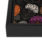 Pumpkin Fall Floral Framed Canvas Print Gallery Image 3